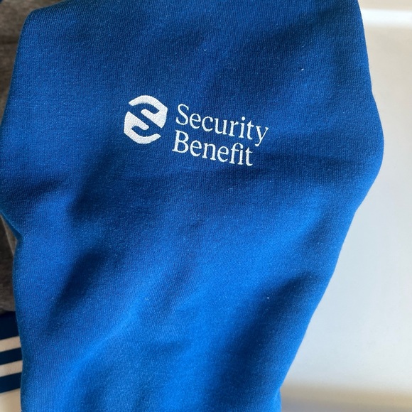 Dodgers Gray and Blue Men's Hoodie - Picture 3 of 4